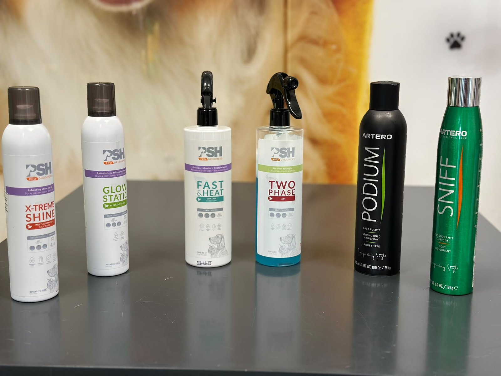 Produse profesionale PSH și Artero folosite în salon